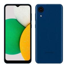 Smartphone Samsung Galaxy A03 Core Azul, Tela de 6.5&quot;, 4G+Wi-Fi, And. 11, Câm. Tras. de 8MP, 32GB