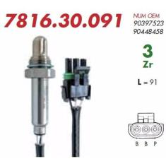 Sonda Lambda Gm Omega 3.0 8V Mpfi Gasolina 92 A 98