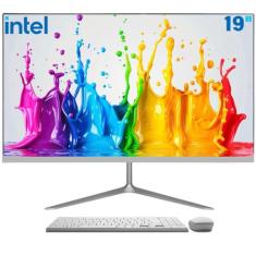 Computador All In One, 19" Led, Intel Core I5, 8gb Ram, Ssd 256gb, Wif