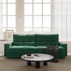 Sofá Retrátil e Reclinável 4 Lugares 300cm Embaúba Extra CabeCasa Made