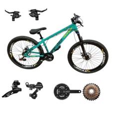 Bicicleta Aro 26 Vikingx Tuff 30 Aluminio 24v Shimano Mtb Transmissão 