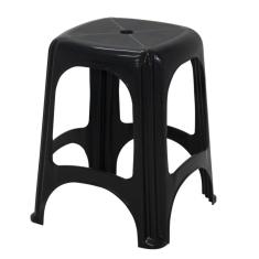 Kit 2 Banqueta Tramontina Niteroi em Polipropileno Preto