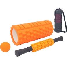 Rolo massagem e bastão para liberação miofascial e bola lacrosse e bolsa-Unissex