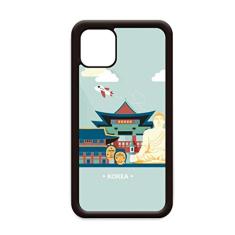 Capa para iPhone 12 Pro Max Atrações turísticas na Coreia de Seul para Apple Mini Mobile Case Shell