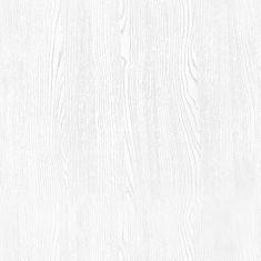 Papel de Parede Adesivo Textura Amadeirada Branca 6 9m