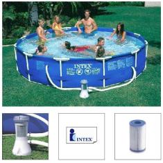 Piscina Intex 6503 Litros Estrutural com Bomba Filtrante 2006 lh 110v 28211