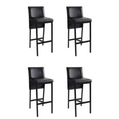 Conjunto 04 Banquetas Alta Nápoles - Compoarte