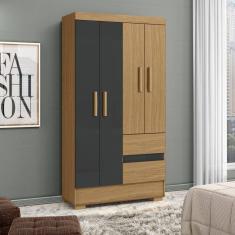 Guarda Roupas Coimbra 4 Portas 2 Gavetas - Aramóveis