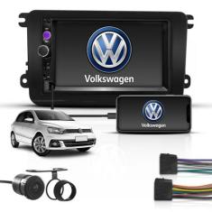 Kit Central Multimidia 2Din Mp5 Bt Espelha Volkswagen Gol G7 - First O