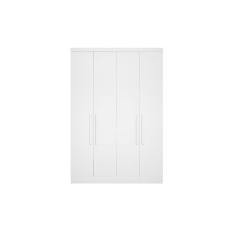 Modulado De Quarto Guarda Roupa Rizon C- 4 Portas E 3 Gavetas Branco - Novo Horizonte