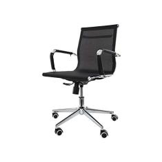 Cadeira Escritório Mesh Diretor Preta