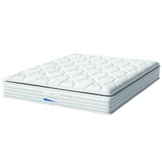 Colchão Casal King Molas Ensacadas Granville Com Pillow 193x203x28cm Branco Probel