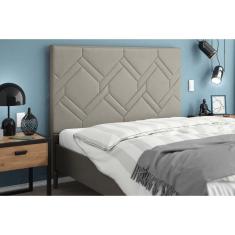 Painel De Cama Box Estofada King Lima Plus Camurca - Simbal