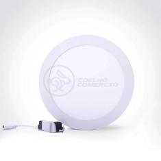Plafon Ecolume Led De Embutir Redonda 6w 6000k