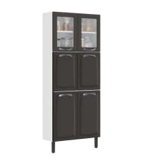 Paneleiro Duplo em Aço 80cm 6 Portas New Premium Itatiaia Grafite