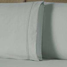 Jogo De Cama Lençol King Conforto Percal 300 Fios 3 Peças - Cinza