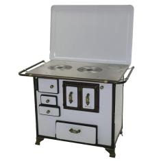 Fogão a Lenha Barroco Gabinete Venâncio 03 Branco 3bgdtbr