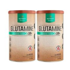 2 Glutamine 500G L-Glutamina Pura Isoada Vegana - Nutrify