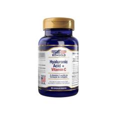 Ácido Hialurônico com Vitamina C Vitgold 60 cápsulas vegetais-Unissex