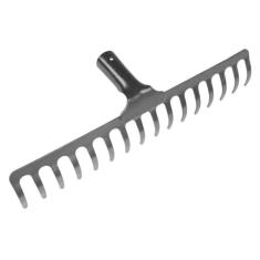 Ancinho Curvo Leve com 16 Dentes Tramontina em Aço sem Cabo