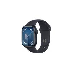Apple Watch Series 9 41mm, GPS, Alumínio Midnight, Pulseira Esportiva Midnight