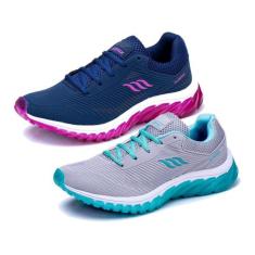 Combo 2 Pares Tênis Feminino Esportivo Academia Caminhada - Olimpak, 3