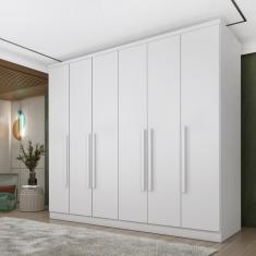 Guarda Roupa Casal 6 Portas 4 Gavetas 239cm Veneza