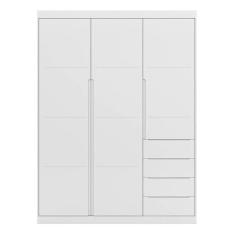 Guarda Roupa Infantil Pérola Branco - Phoenix Baby Branco