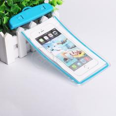 Capa Bolsa A Prova Dágua Impermeável Universal Para Celular - Azul
