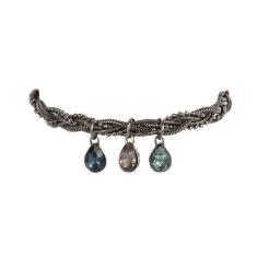 Pulseira Armazem Rr Bijoux Mini Gotas Azul