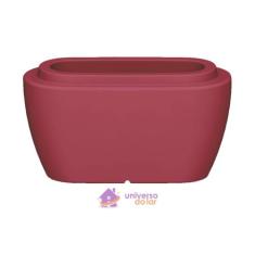 Vaso Tramontina Tina 35 cm Marsala em Polietileno