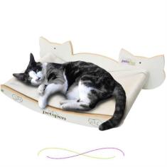 Cama Rede Suspensa de Parede para Gatos Resistente - Petspen, Bege
