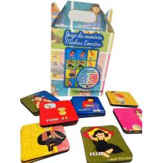 Super Jogo da Memória Emoções de 7 pares para Autistas com Tabuleiro M