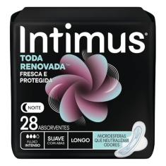 Absorvente Intimus Toda Renovada Noite - 28 unidades (Embalagem pode variar)