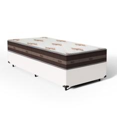 Cama Box Solteiro King + Colchão de molas - Anjos - Classic Superlastic 96cm