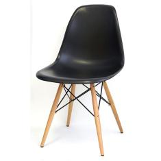 Cadeira Eiffel Dsw Eames Sem Braço Base Madeira