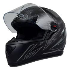 Capacete Gt2 Fw3 Preto Fosco
