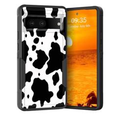 KJFHDJFDH Capa para Pixel 7, camada dupla, híbrida, resistente, resistente, à prova de choque, policarbonato rígido + capa protetora de silicone macio para Google Pixel 7 de 6,3 polegadas 2022,