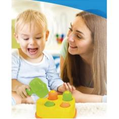 Brinquedo Infantil Educativo Rata Tuff Ratinho Bate Martelo - JXP Brin