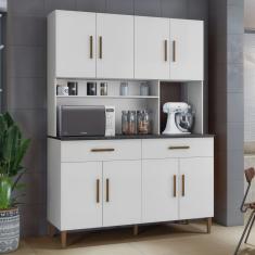 Armário De Cozinha 8 Portas 2 Gavetas Fortaleza