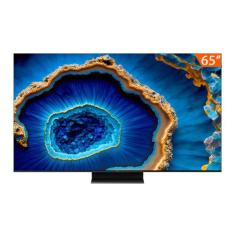 Smart TV QD Mini LED 65" Google TV Ultra HD 4K TCL C755 Comando de Voz