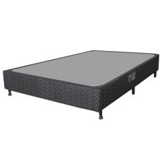 Base Box Para Colchão De Casal Castor Sleep Class Bonnel Com Rodízio 40X138X188 Cm Preto