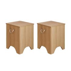 Banqueta Sala De Jantar Kim Kit 2 Un Nature - Cimol