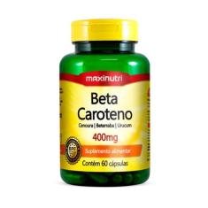 Beta Caroteno 400mg Maxinutri 60 Cápsulas