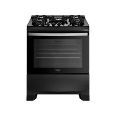 Fogão 5 Bocas Dako Preto Supreme Glass