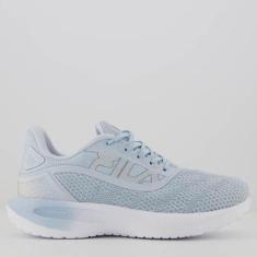 Tênis Fila Efecto Feminino Azul e Cinza-Feminino