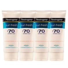 Neutrogena Kit - Protetor Solar Fps70 Neutrogena Sun Fresh X4 Kit-Unissex