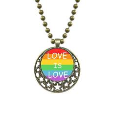 DIYthinker Arco-íris Gay LGBT Pingente Lésbica Transgênero Pingente Estrela Colar Lua Corrente Joias