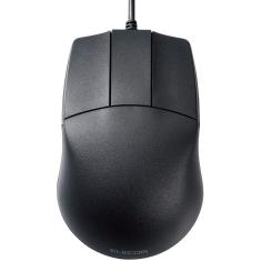 Mouse 3D com fio sem roda de rolagem, design côncavo, 3 botões, LED azul para ows