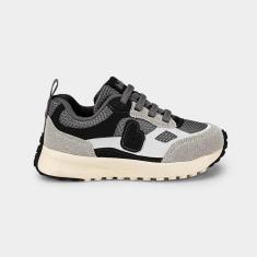 Tênis Infantil Bibi Jogging Cinza-Masculino